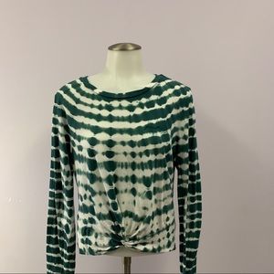 PINK Green tie dye shirt.